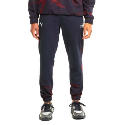 

Мужские синие повседневные спортивные штаны Puma Rbr Aop Drawstring Sweatpants 763196-01, Синий, Puma Rbr Aop Drawstring Sweatpants