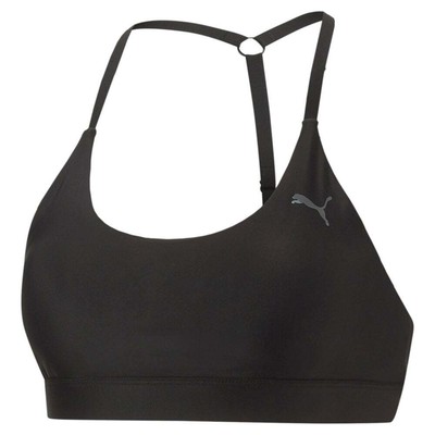 

Puma Studio Ultrabare Strappy Sports Bra Womens Size  Athletic Casual 5222270, Черный