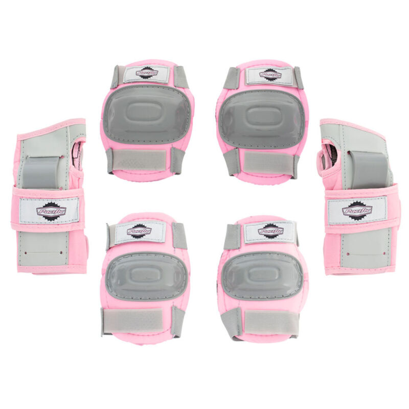 NEW! Fenix Girls Pink Bike Bicycle Elbow and Knee Pad Set with Gloves
