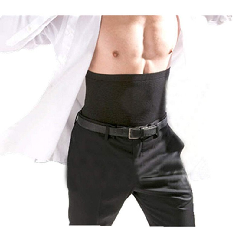 Men Tummy Tuck Belt Body Shaper Abdomen Girdle Slimming Waist Trainer