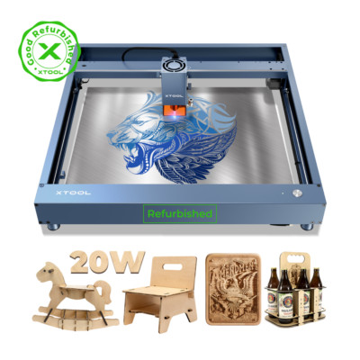 (Refurbished) xTool D1 Pro 20W Laser Engraver Powerful Engraving Cutting Machine