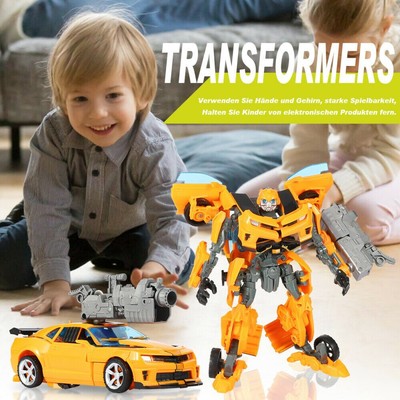 Kinder Transformor Bumblebee Roboter Film Figur Auto Actionfigur Spielzeug DE