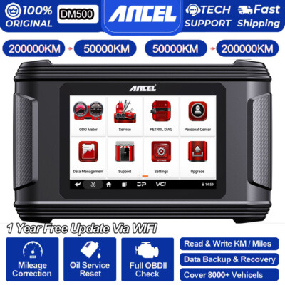 OBD2 Scanner Mileage Correction Car Odometer Adjust Diagnostic Tablet Oil Reset