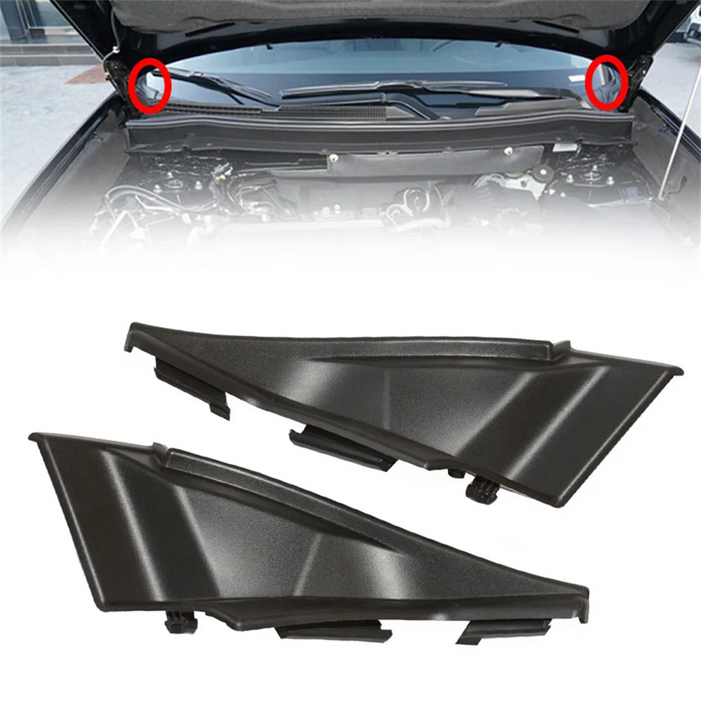 MBL '92 プレート 2PCS Front Wiper Side Cowl Extension Cover For Mitsubishi