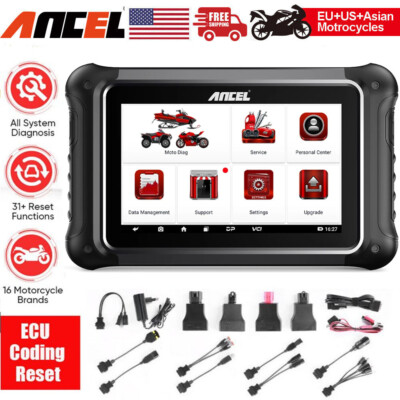 Ancel MT700 Motorcycle OBD2 Scanner Code Reader Diagnostic Tool Motorbike Scan