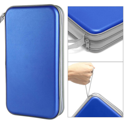 72 CD/DVD Case Holder Portable Wallet Storage Organizer for Car Home Travel