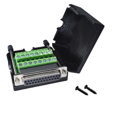 DB25 Breakout Board Male /FemaleAdapter 25-pin Port to Terminal Connector