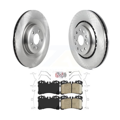Front Disc Brake Rotors And Ceramic Pads Kit For Lexus LS460 LS500 LS600h LS500h
