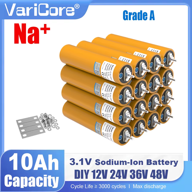 3.1V 10Ah Sodium-Ion battery 20c Resistant to Low,high Temperature DIY 12V 4s In