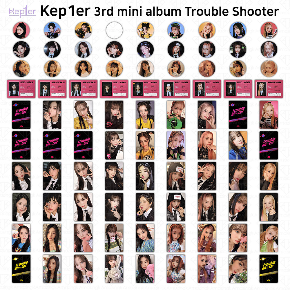 Kep1er 3rd Mini Album Troubleshooter Official Photocard ID
