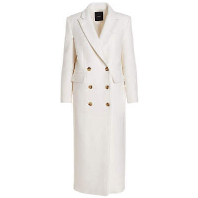 Pre-owned Pinko White Wool Jackets & Coat