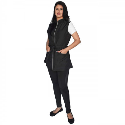 Betty Dain the Chelsea Vest, Poly / Nylon Blend, Contoured Design With...