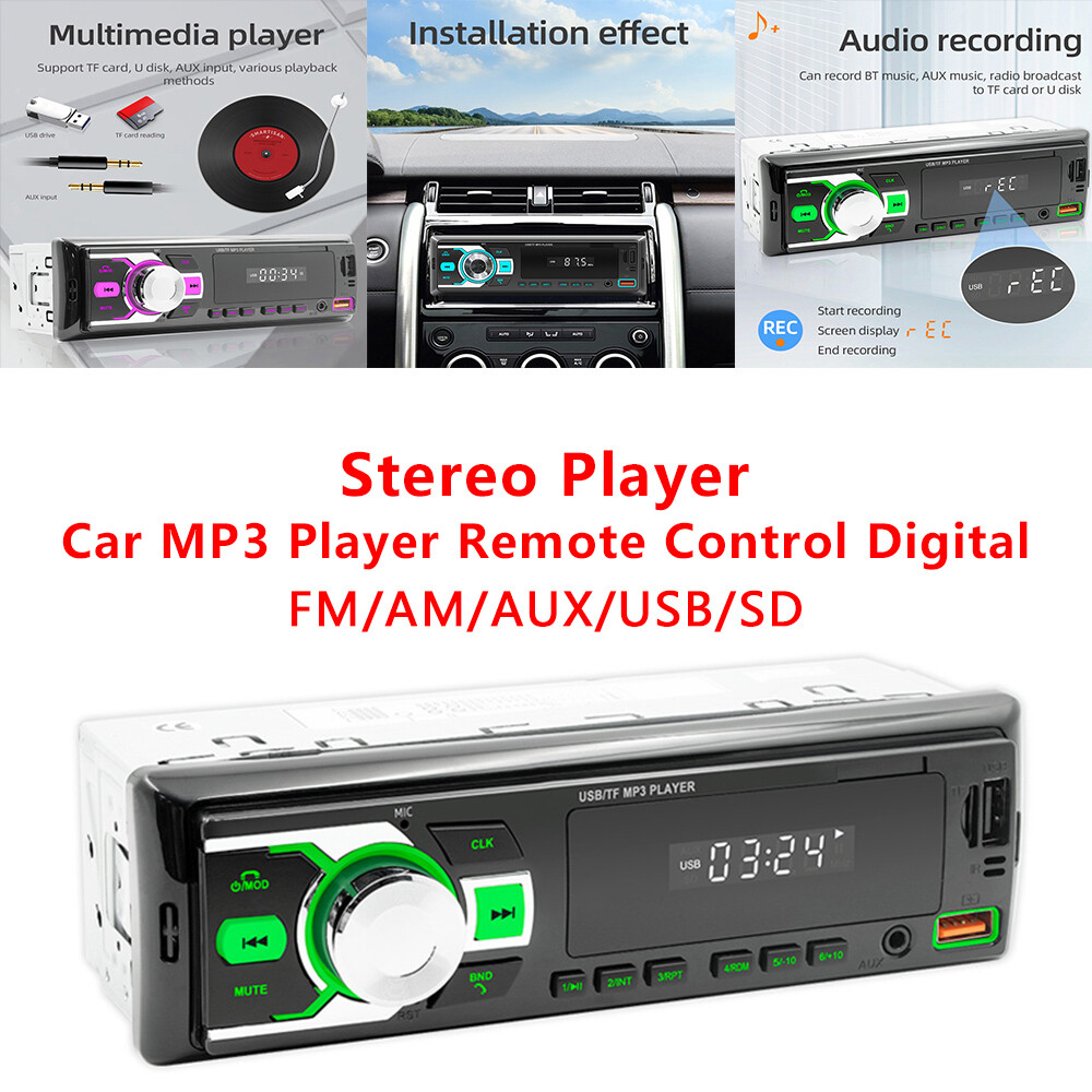 Mp3 Player Remote Control Bt Usb Tf