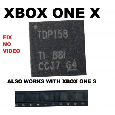 HDMI Retimer IC Integrated Chip TDP158 FIX NO VIDEO Microsoft Xbox One X  / S