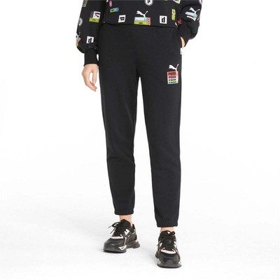 

Женские черные повседневные спортивные штаны Puma Brand Love Sweatpants 534353-01, Черный, Puma Brand Love Sweatpants