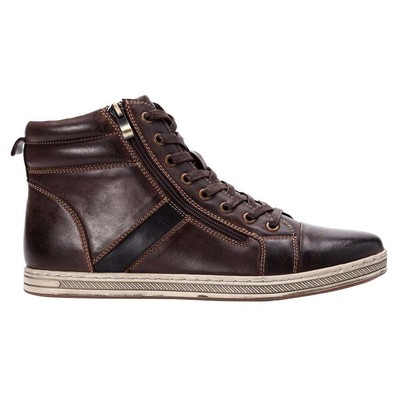 

Propet Lucas High Top Мужские кроссовки Размер 8.5 E Повседневная обувь MCV042LCF, Коричневый, Propet Lucas High Top