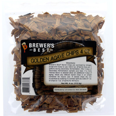 Brewer's Best Barrel Chips Golden Agave - 4 Ounces