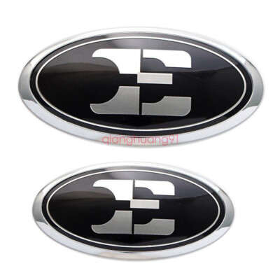 Front Hood Rear Trunk Lid 3D E Emblem Badge For RIO Sportage Stinger Sorento K5