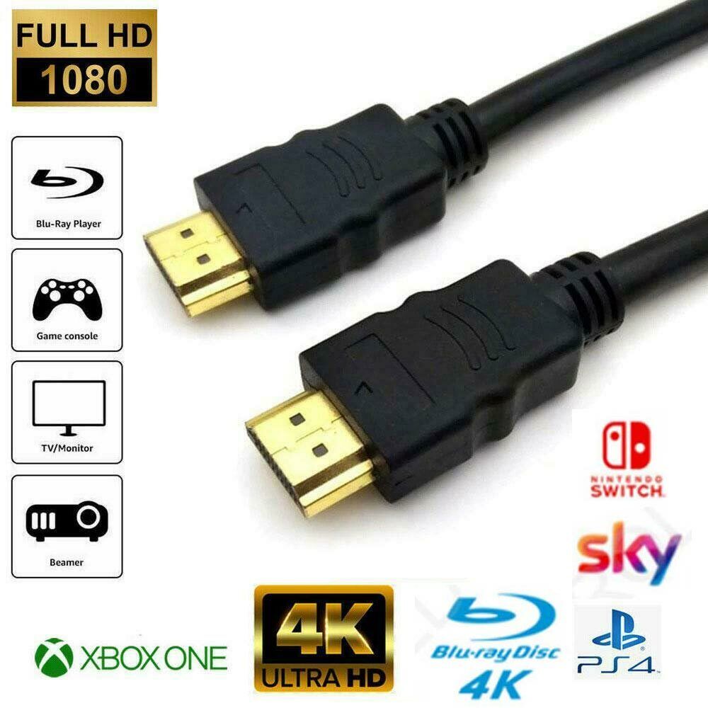 2.0 High Speed Gold Plated 2160p 4k Ultra Hd Tv Video Lead