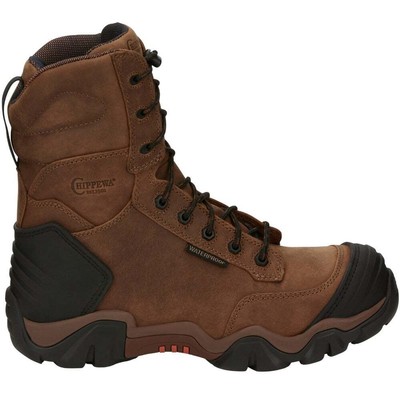

Chippewa Cross Terrain 8-дюймовый водонепроницаемый композитный Toe Work Mens Brown Work Saf, Коричневый, Chippewa Cross Terrain 8 Inch Waterproof Composite Toe Work