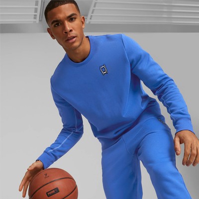 

Баскетбольный пуловер Puma Pivot EMB Crewneck Men королевский сапфир, Синий