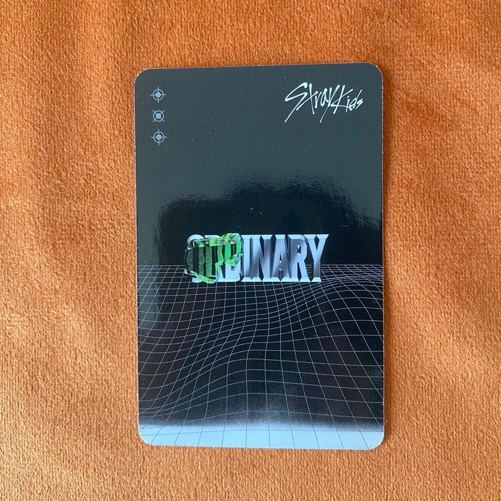 Stray Kids FELIX Felix Photo Card Autographed Signed K-POP Collection 3 inch A