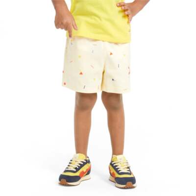 Puma 533417-41 Kids Boys Tiny Cottons X Aop Woven Shorts Pockets - Бежевый -