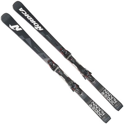 Nordica Dobermann Multigara DC Ski + Comp 13 FDT Bindung Skiset Slalom Schwarz