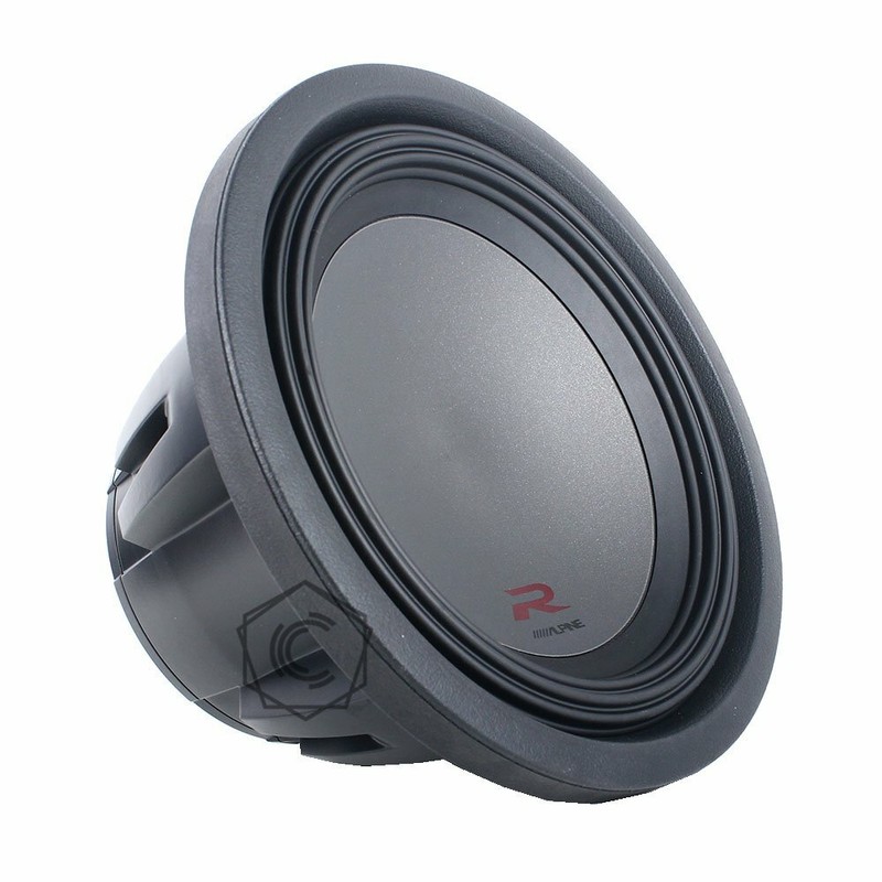 Alpine R-W12D4 12” R-Series 2250W 4 Ohms Dual Voice Coils Car Audio