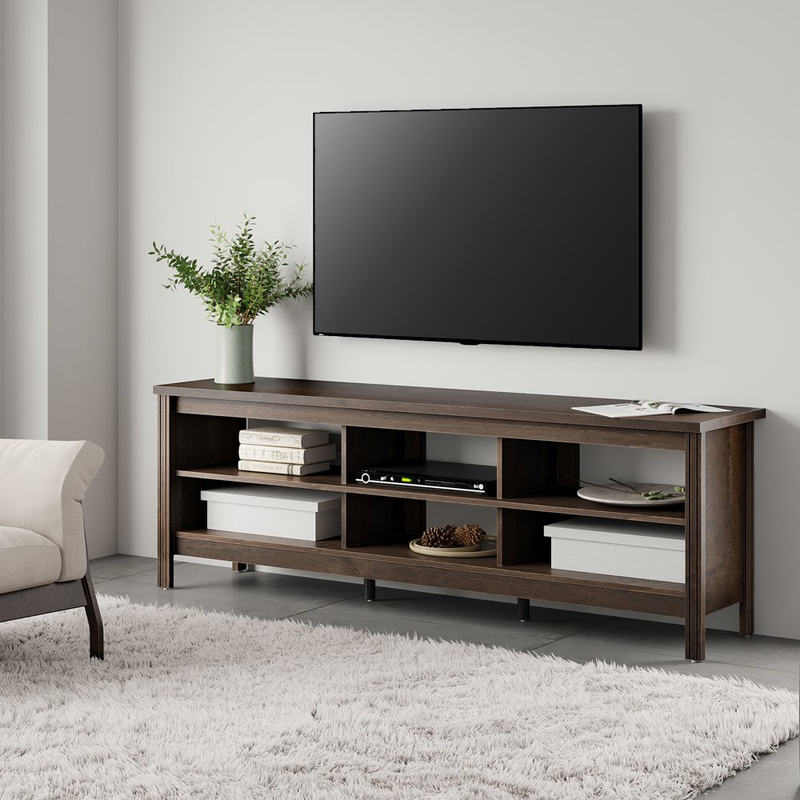 For 75 Inch Tv 6 Cubby For Living Room Console For Bedroom O