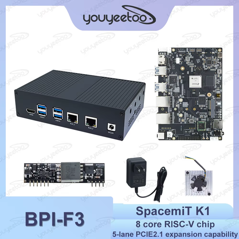 Banana Pi BPI-F3 Industrial Grade Development Board SpacemiT K1 Soft Routing 8 C