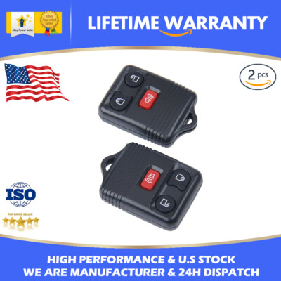 2 Remote Car Key Fob For Ford F-150 1999 2000 2001 2002 2003 2004 2005 2006 2007