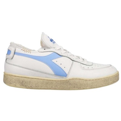 

Diadora Mi Basket Row Cut Мужские белые кроссовки на шнуровке Повседневная обувь 176282-C8449, Белый, Diadora Mi Basket Row Cut Lace Up