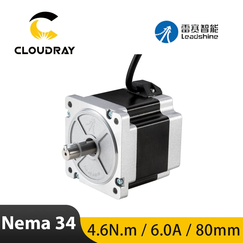 Leadshine Nema 34 Open Loop Stepper Motor 86CM45 4.6N.M 6.0A for CNC Engraving M