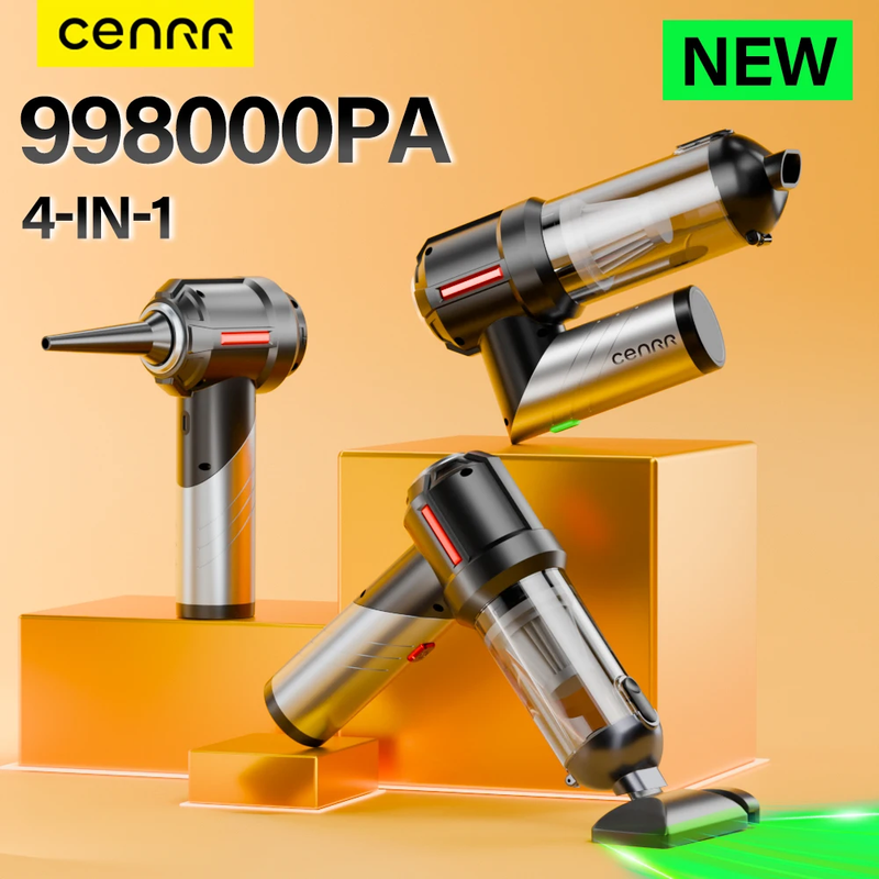 998000PA Car Vacuum Cleaner Cordless Powerful Mini Portable Vacuum Cleaner for H
