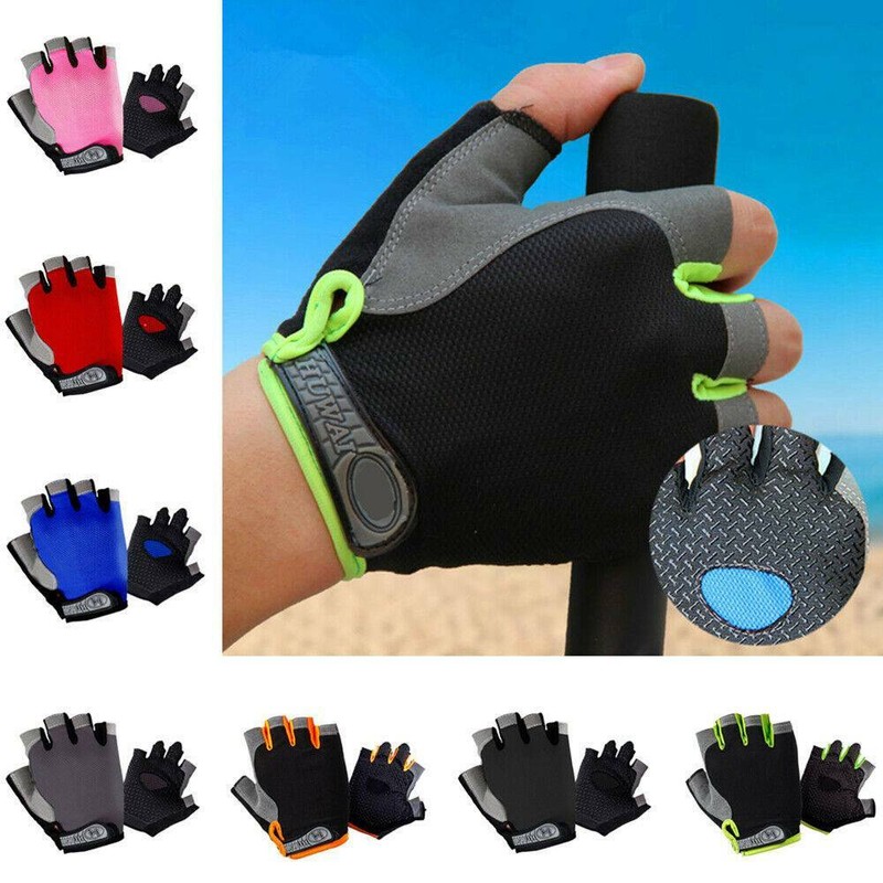 Road Mountain Bike Cycle GEL Half Finger Glove BMX MTB Bicycle Riding Fingerless