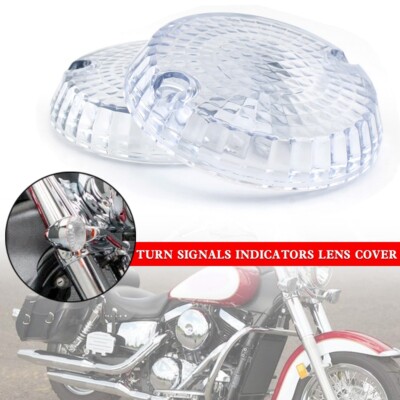 Blinker Blinker Linsenabdeckung für Yamaha Kawasaki Vulcan 1500 VN Clear A7