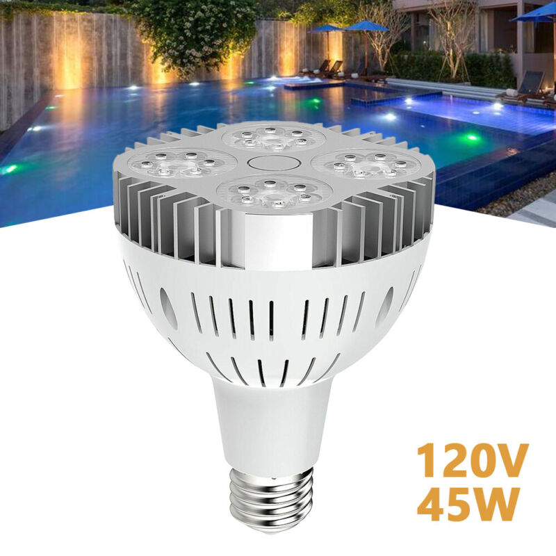 LED Underwater Swimming Inground Pool Light Bulb For Pentair Hayward 6000K 45W