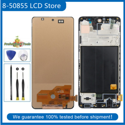 For Samsung Galaxy A51 2019 SM-A515F Frame Display LCD Digitizer Touch Screen