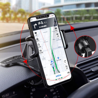 Car Dashboard Mount Holder Stand Clamp Cradle Clip for Mobile Cell Phone GPS