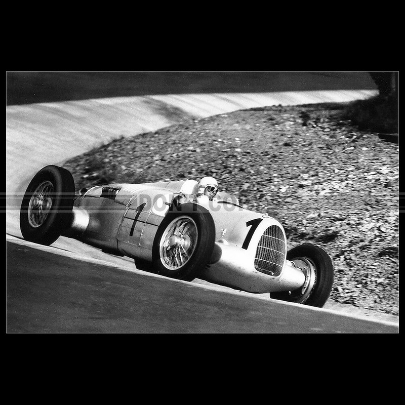 Photo A.029385 Auto Union C Bernd Rosemeyer Eifelrennen Gp Nurburgring 1937