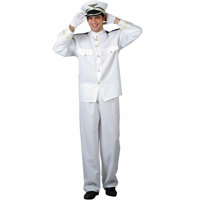 Officer And A Gentleman Naval Officer Captain Fancy Dress Up Party Costume