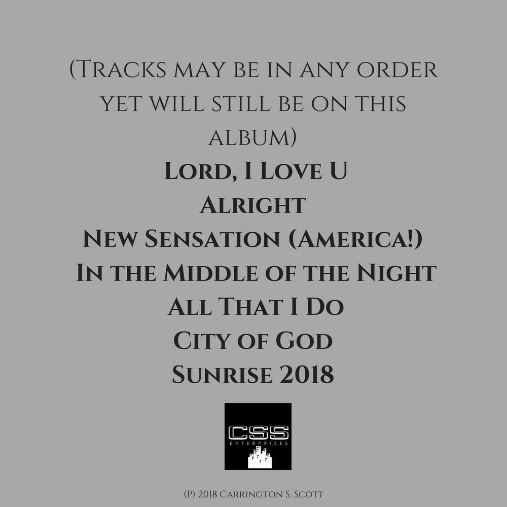Carrington S. Scott - The Process, 2018 (Compact Disc)