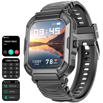 Multifunction Sports Mens Watches Health Fitness Monitor Smart Watch Waterproof