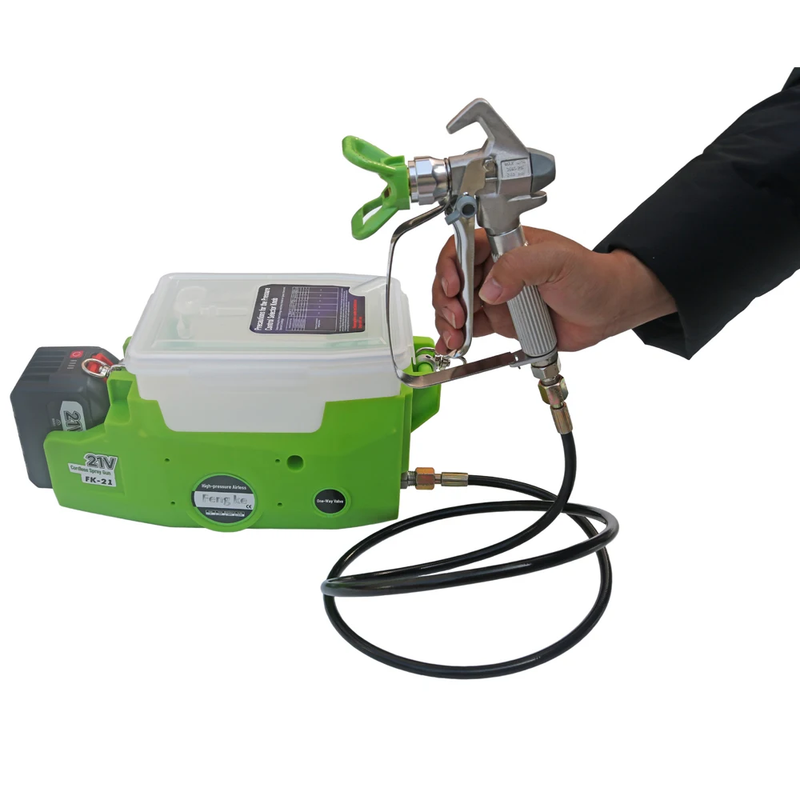 500W Handheld Sprayer Machine Paint Latex Paint High Pressure Spray Gun Backpack