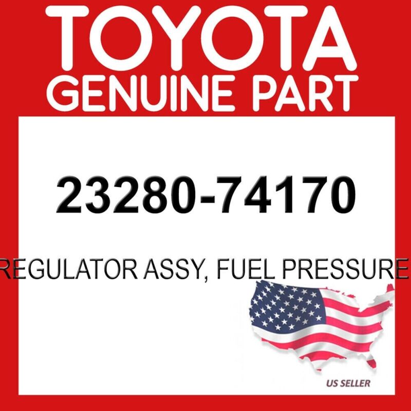 Toyota Genuine 23280-74170 Regulator Assy, Fuel Pressure Oem
