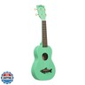 Kala Brand Music Co. Makala Shark Soprano Ukulele SurfGreen – Lightweight, Durable, and Vibrant Design with Aquila Super Nylgut Strings
