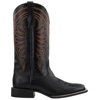 Черные женские повседневные ботинки Ariat Circuit Shiloh Square Toe Cowboy 10027361