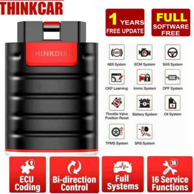 THINKCAR OldBoot ThinkDiag Car Bluetooth OBD2 Scanner All System Diagnostic Tool