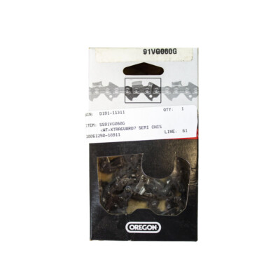 Oregon 91VG060G Xtra Guard Semi Chisel Chainsaw Chain 3/8'' Low Profile .050''